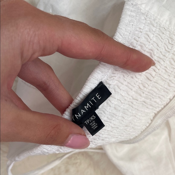 Linen peplum top - Picture 6 of 6